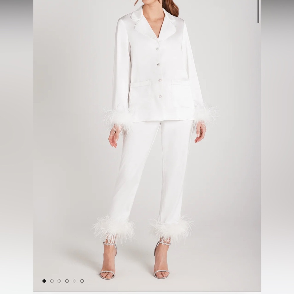 Nadine Merabi Darcie White Pajamas